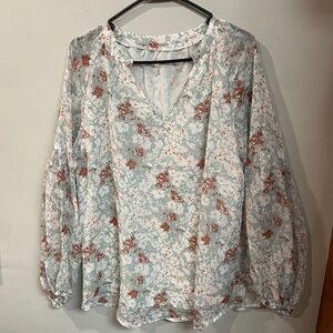Floral Print Women's Top